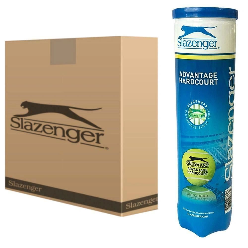 Slazenger Advantage Hardcourt Tennis Balls (Carton 18 Cans of 4 Balls)